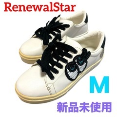 【新品未使用】RenewalStar❤ポイントワッペン スニーカ...