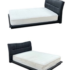 岡山市にて直接引取限定 ダブルサイズ ベッド N-sleep latex マットレス ニトリの画像