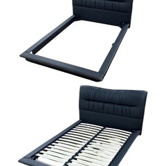 岡山市にて直接引取限定 ダブルサイズ ベッド N-sleep latex マットレス ニトリの画像