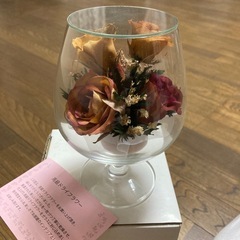 プリザーブドフラワー　フラワーグラス　ドライフラワー