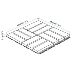 ※取引終了 【新品未使用】IKEA ウッドパネル 屋外の画像
