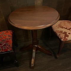 アンティーク　カフェテーブル チェア セット