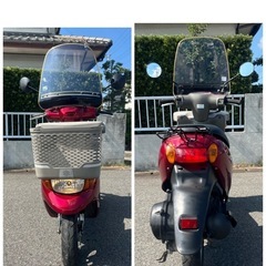 スズキ　レッツ4 basket 4サイクル　インジェクション　バスケット　CA43A 排気量50cc 走行距離8001kmの画像