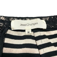 【美品】ジュエルチェンジズ❤レースタイトスカート　38サイズの画像