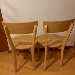 【無料】　椅子 ２脚　【お譲りします】の画像