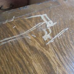 昭和レトロ 木製 × ガラス 食器棚 収納棚 アンティーク （121×33×107.5）お譲りします。＊石川県＊美川より＊期間限定の画像