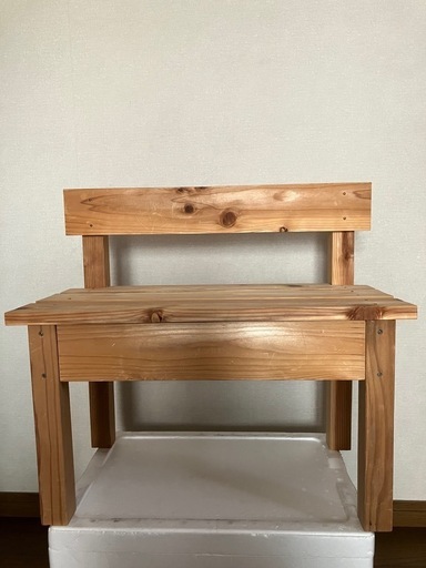 手作りベンチ