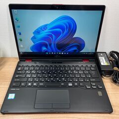 タッチパネル〉0739 富士通 LIFEBOOK U939X/A i5 ８GB / SSD 256GB 第8世代 Windows11 Office 軽量