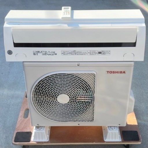 取付け可 ! ! ◇東芝 エアコン 6畳用 2019年製 単相100V RASーF221M 高圧洗浄済み ! 保証付 ! !