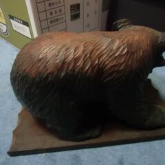 木彫りの熊 お譲りします。＊石川県＊美川より＊期間限定の画像
