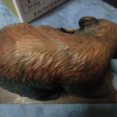 木彫りの熊 お譲りします。＊石川県＊美川より＊期間限定の画像