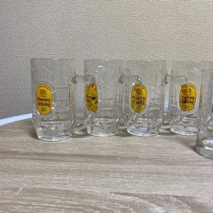 非売品  サントリー角ハイジョッキ×4  iichiko焼酎グラス×5