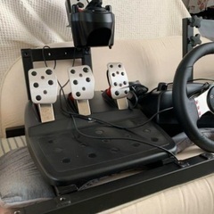 ロジクールg27 ps4コンバーター ハンコン ハンドルコントローラーの画像