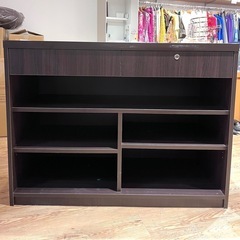 店舗用木製カウンターW120③