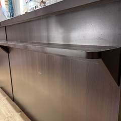 店舗用木製カウンターW120③の画像