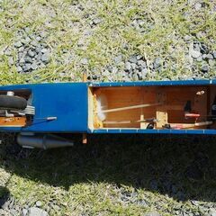 グローエンジン付き　低翼RC飛行機　ジャンク現状渡しの画像