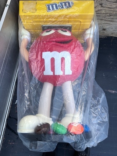 m&m's エムアンドエムズ ディスプレイ 置物 レッド 店舗什器フィギュア 赤
