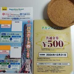  ナガシマ ナガシマスパーランド パスポート券1枚【または入浴券...