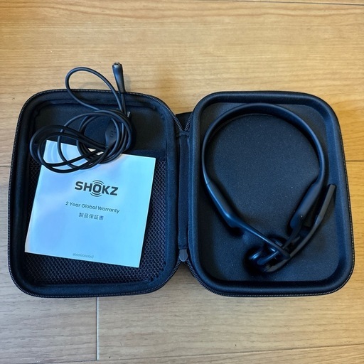 SHOKZ OpenComm 骨伝導ワイヤレスイヤホン