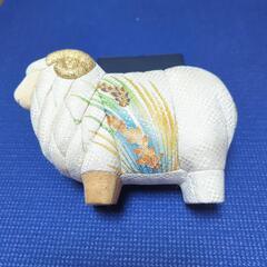 木目込み人形作りかけ