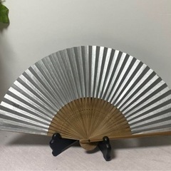 扇子 書道　ベトナム　胡志明 詩 （早解）飾物　コレクションの画像