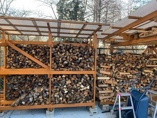 広葉樹割り薪　軽トラ1杯8000円　12月25日（水）のみ対応可