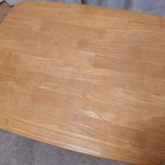 木製ローテーブル　の画像