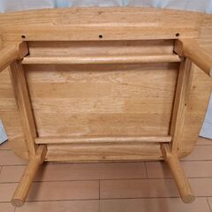 木製ローテーブル　の画像