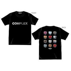 ★COMPLEX 日本一心 正規品 12ピースハート Tシャツ ブラック(L) 新品未開封品の画像