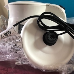 新品　卓上ポット500ミリ、タイガー電気ケトルわく子0、6Lの画像