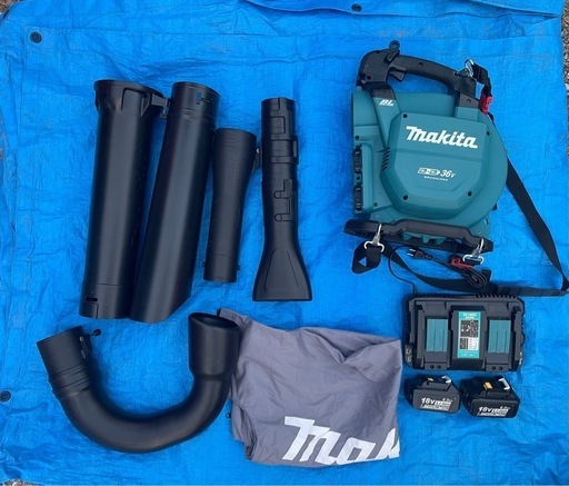 充電式ブロワ MUB363D マキタ互換性バッテリー4個付