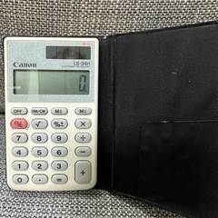 ソーラーパネル付き名刺サイズ電卓