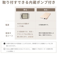 美品　使用回数1回　良品　エアベッド　キャンプの画像