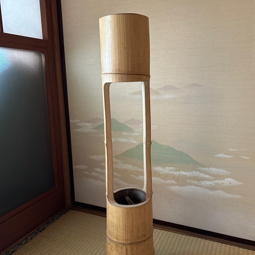 池坊　花器　竹製
