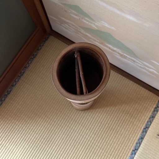 池坊　花器　竹製
