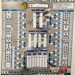 第106回　全国高校野球選手権大会　特大　トーナメント表