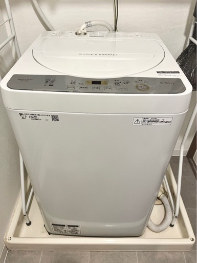 洗濯機　 SHARP 縦型　5.5kg