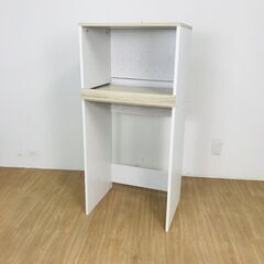 №1026【新品】(木製)ゴミ箱上スライド付きラック(アウトレット)の画像