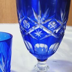 美品　切子グラス　セットの画像