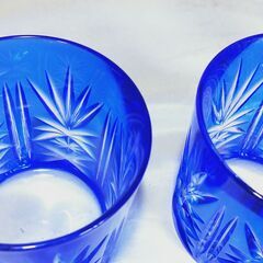 美品　切子グラス　セットの画像