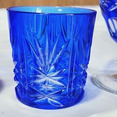 美品　切子グラス　セットの画像