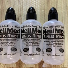 ★ニールメッド★サイナスリンス 鼻うがい ボトル３本＜新品未使用品＞
