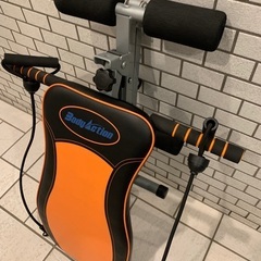 ほぼ未使用美良品／ボディーアクション シットアップベンチ コンパクト 6ウェイ Body Action　腹筋　筋トレの画像