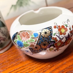 蓋付き湯のみ2客と小鉢のセット／九谷焼の画像