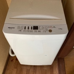 本日限定ハイセンス洗濯機 の画像
