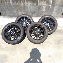 G-speed 17インチホイール スタットレスタイヤ付 215/45R17の画像