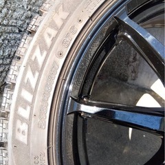 G-speed 17インチホイール スタットレスタイヤ付 215/45R17の画像