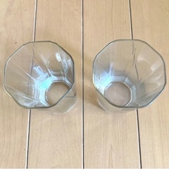 ラビン　LOVIN 8角形　グラス２個セットの画像