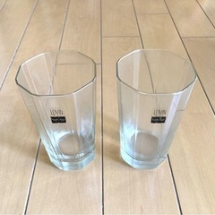 ラビン　LOVIN 8角形　グラス２個セット