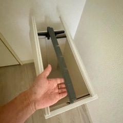 「ニトリ」棚下でも使えるペダルペール(45Lホワイト)の画像